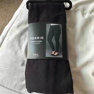 Torrid Black Tapered Leggings